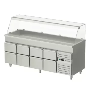 Salladskylare med 8 lådor AT-KBB-200-2222-A