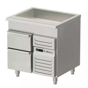 Salladskylare med 2 lådor AT-KBB-80-2-A