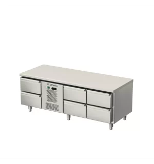 Kylbas med monoblocksystem, med lådor AT-MGKB-1635-222-P