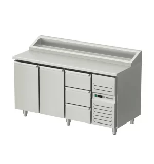 Kylbord med 2 dörrar och 3 lådor AT-KHK2-160-113-A