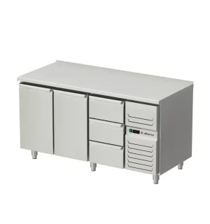 Kylbord med 2 dörrar och 3 lådor AT-KHT2-160-113-A