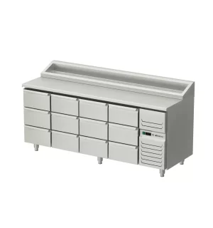 Kylbord med kyltråg och 12 lådor AT-KHK-200-3333-A