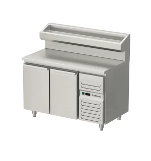 Kylbord med upphöjd kylkanal och 2 dörrar AT-KHK3-120-11-H